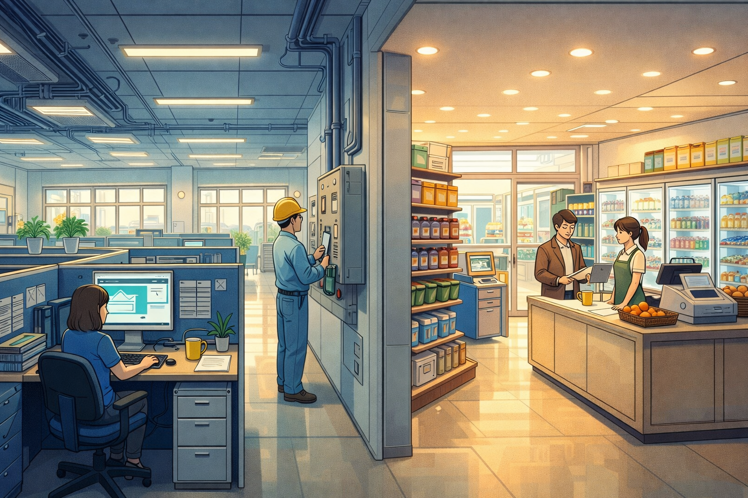 Oficinas y comercios